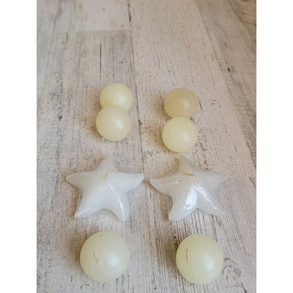 Starfish candle miniature ball home decor beach set - Picture 5 of 6